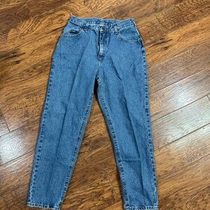 Lees Womans Vintage 90s Mom Style Boyfriend Cut Light Wash 12p Jeans